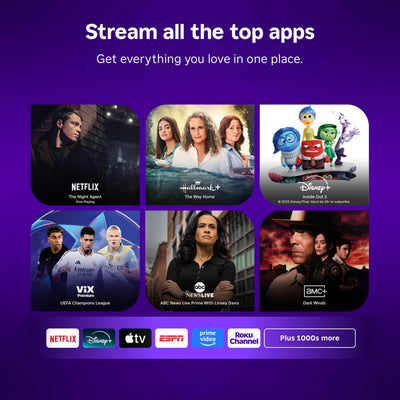 Roku televisor en sala mostrando ambiente y beneficio de entretenimiento familiar
