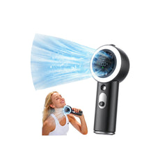 Rolosar vista frontal del ventilador con diseño portátil y control accesible