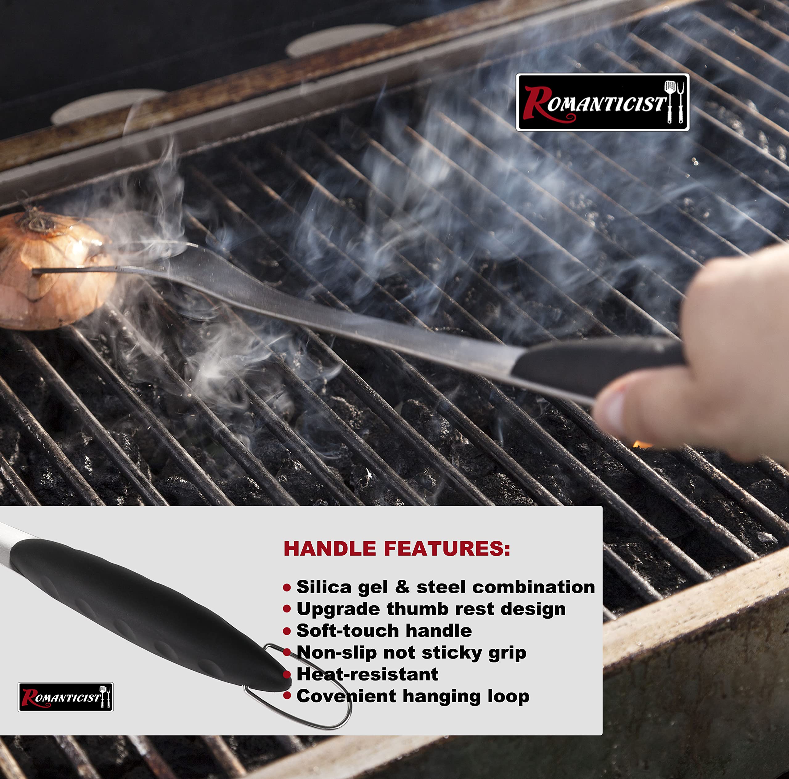 ROMANTICIST basting brush silicone bristles resisting heat and easy cleaning benefit