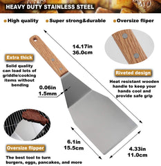 ROMANTICIST solid wood handle detail demonstrating upgraded grip and heat resistance benefit comfort