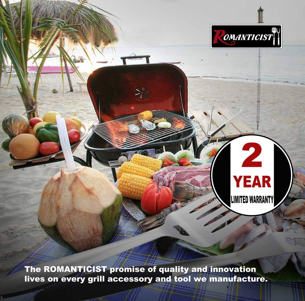 ROMANTICIST lifestyle outdoor grill setup demonstrating professional performance benefit