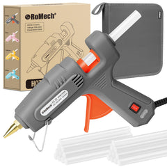 ROMECH pistola frontal mostrando diseño robusto y control doble de potencia
