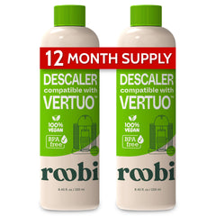 Roobi botella frontal mostrando el envase y beneficios de limpieza