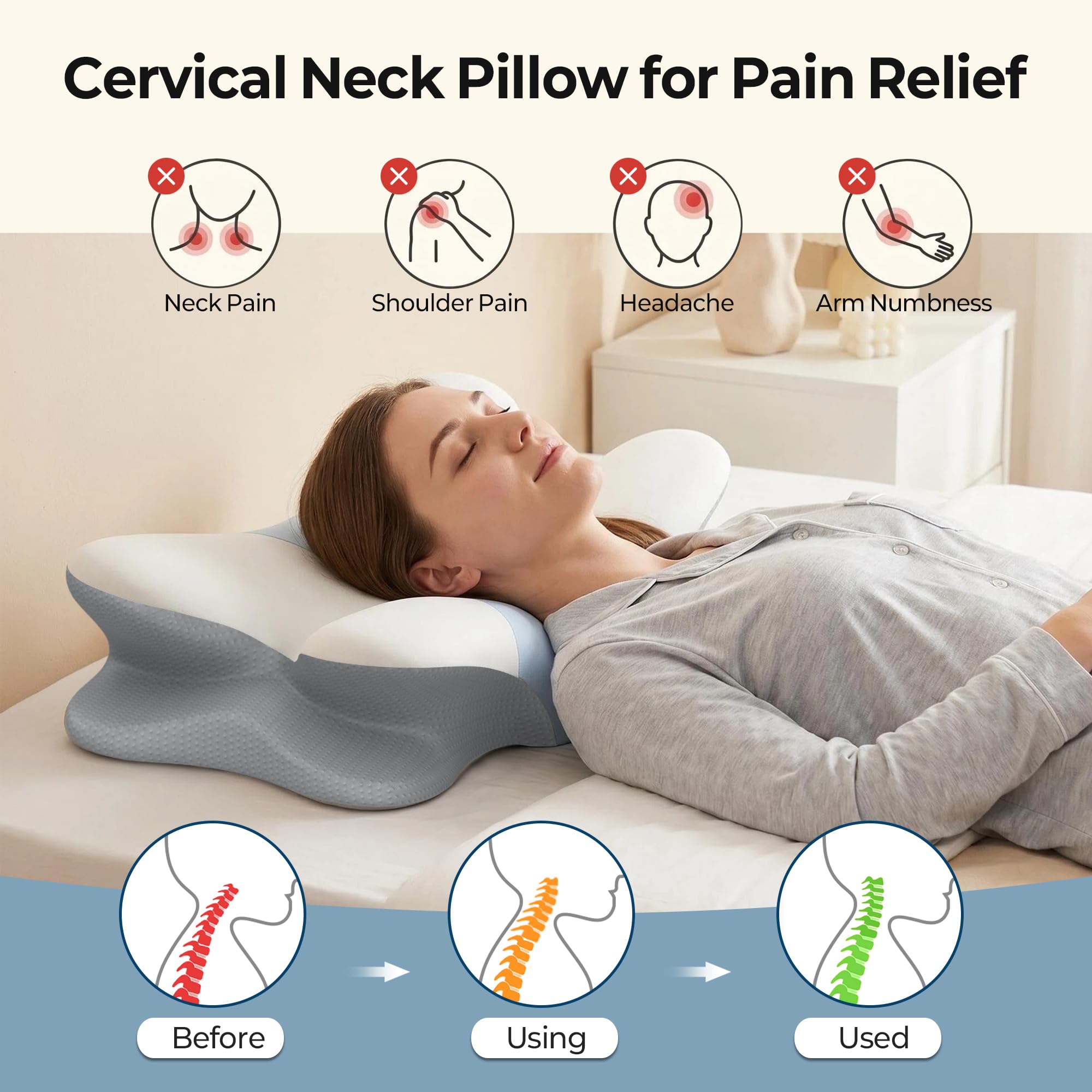 ROPU funda transpirable con cremallera para lavado y frescura nocturna