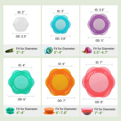 ROTTOGOON tapa estirada cubriendo un tazón para evitar salpicaduras y conservar alimentos