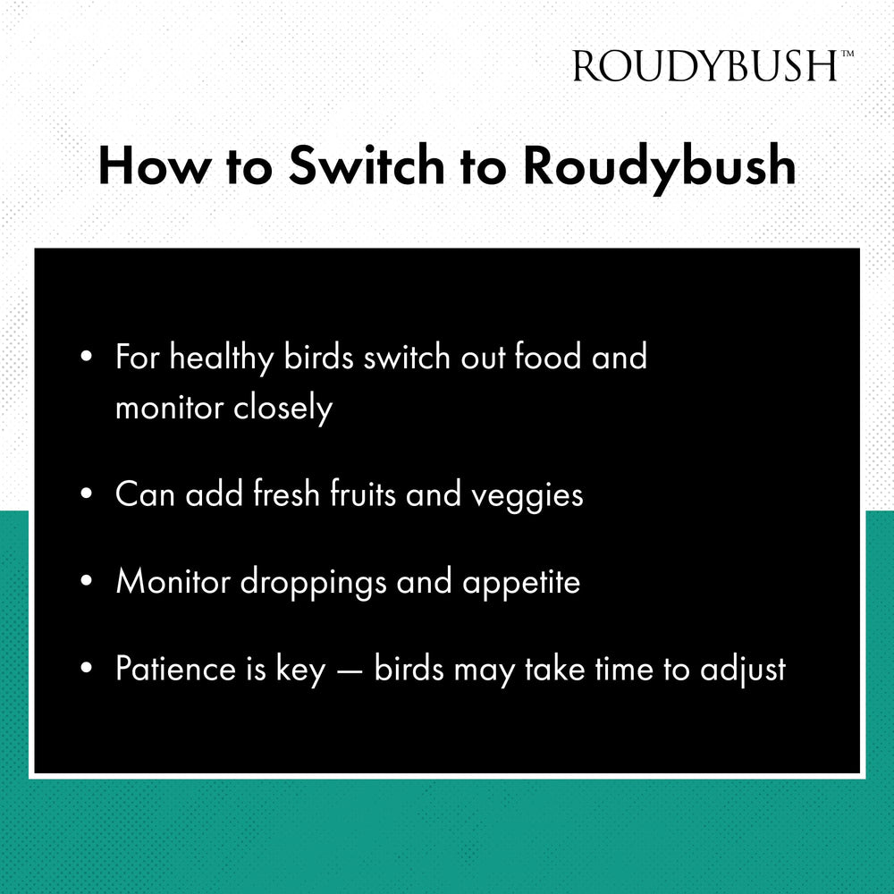 RoudyBush saco de 10 libras en estante mostrando almacenamiento práctico