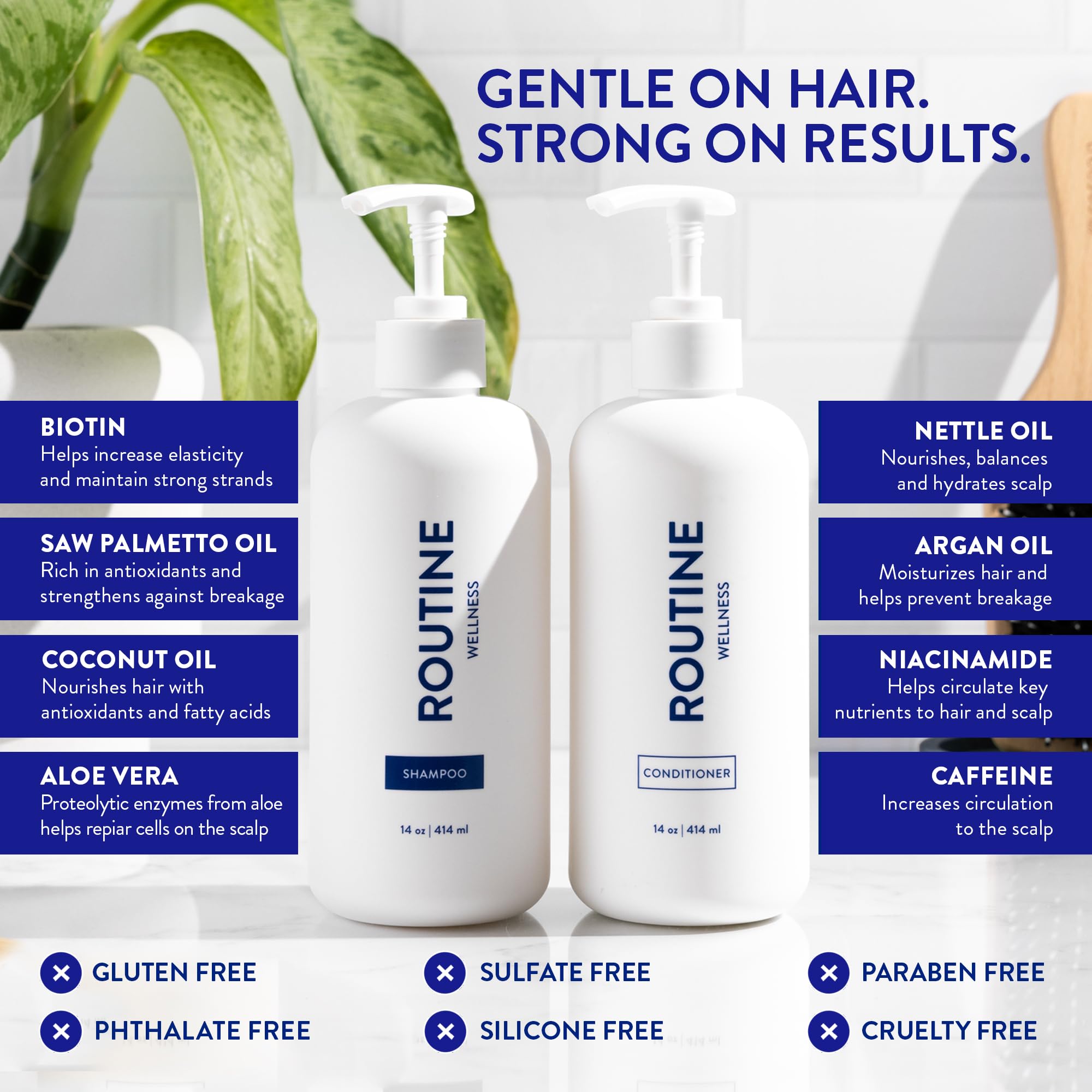 Routine Wellness manos aplicando producto demostrando uso sencillo y controlado
