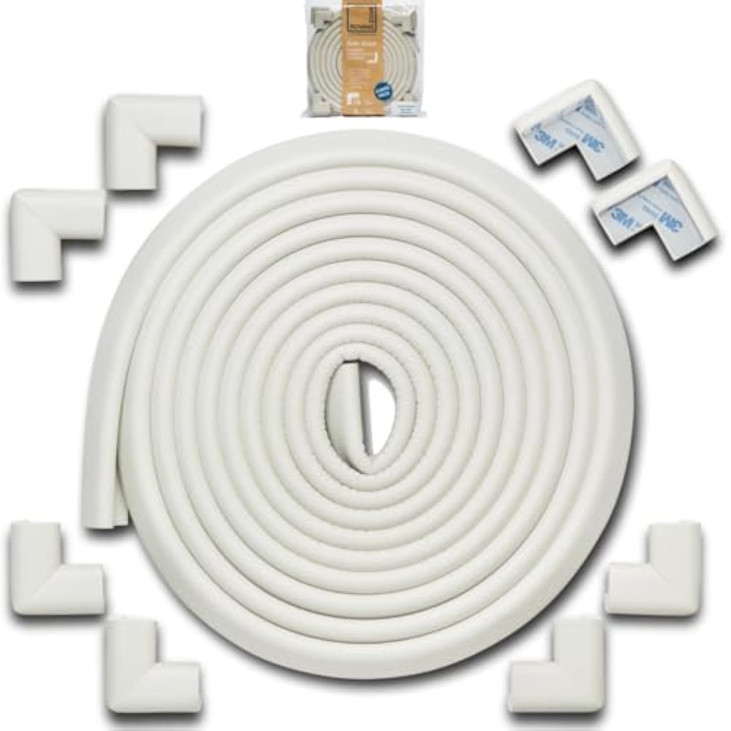 Roving Cove protector frontal en oyster white mostrando ajuste y seguridad