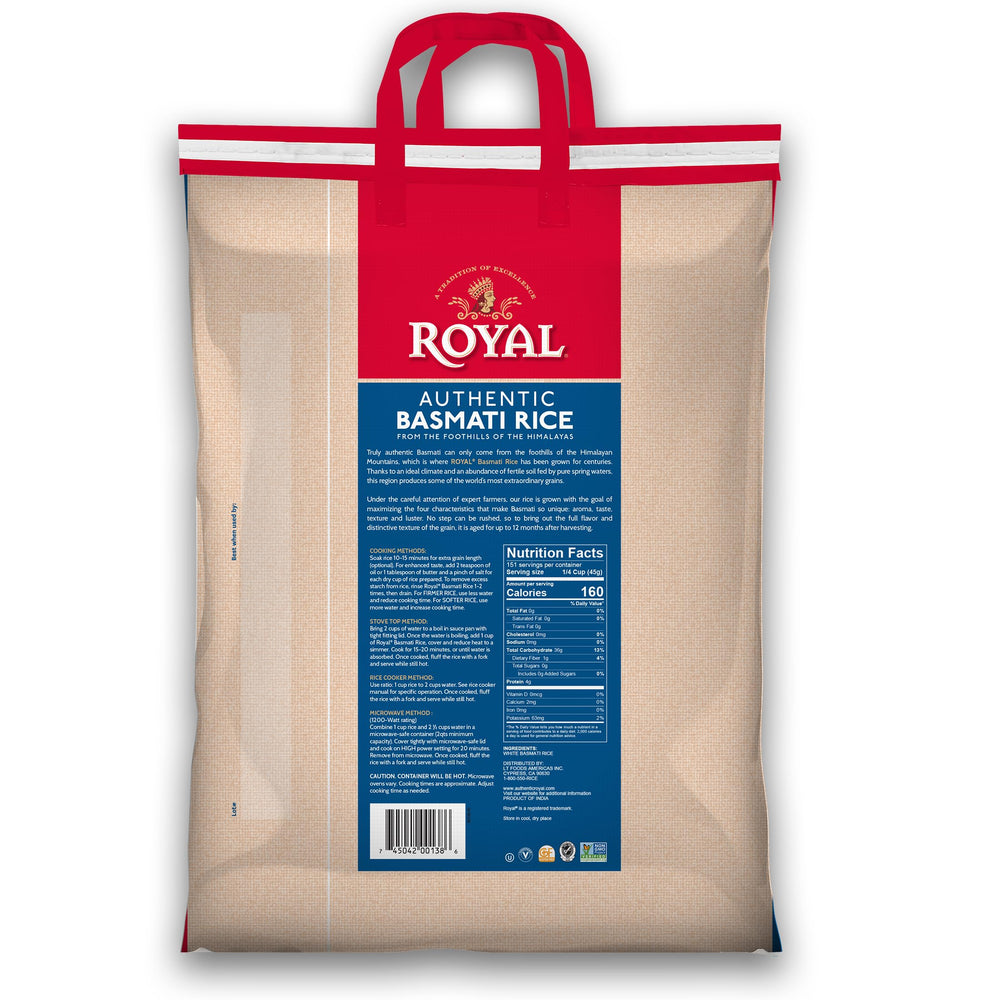 Royal bol de ensalada fría con basmati resaltando versatilidad