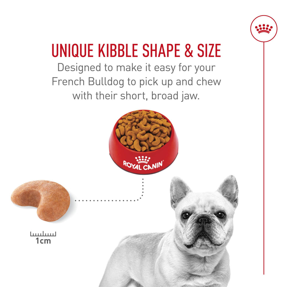 royal canin bag label and weight display showing clear feeding information
