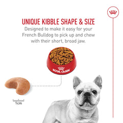 royal canin bag label and weight display showing clear feeding information
