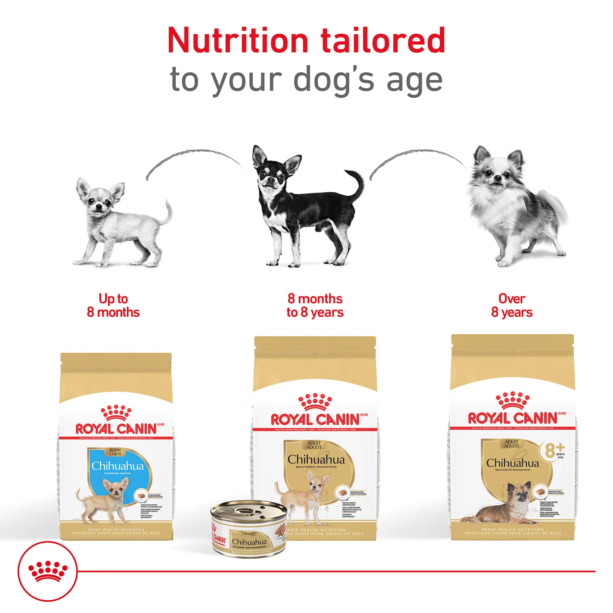ROYAL CANIN etiqueta con información de taurina, EPA y DHA