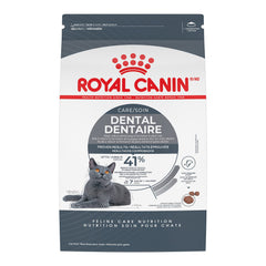 ROYAL CANIN empaque frontal Dental Care mostrando la bolsa y beneficio dental