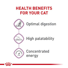 ROYAL CANIN detailed kibble texture showing highly digestible surface and crunch