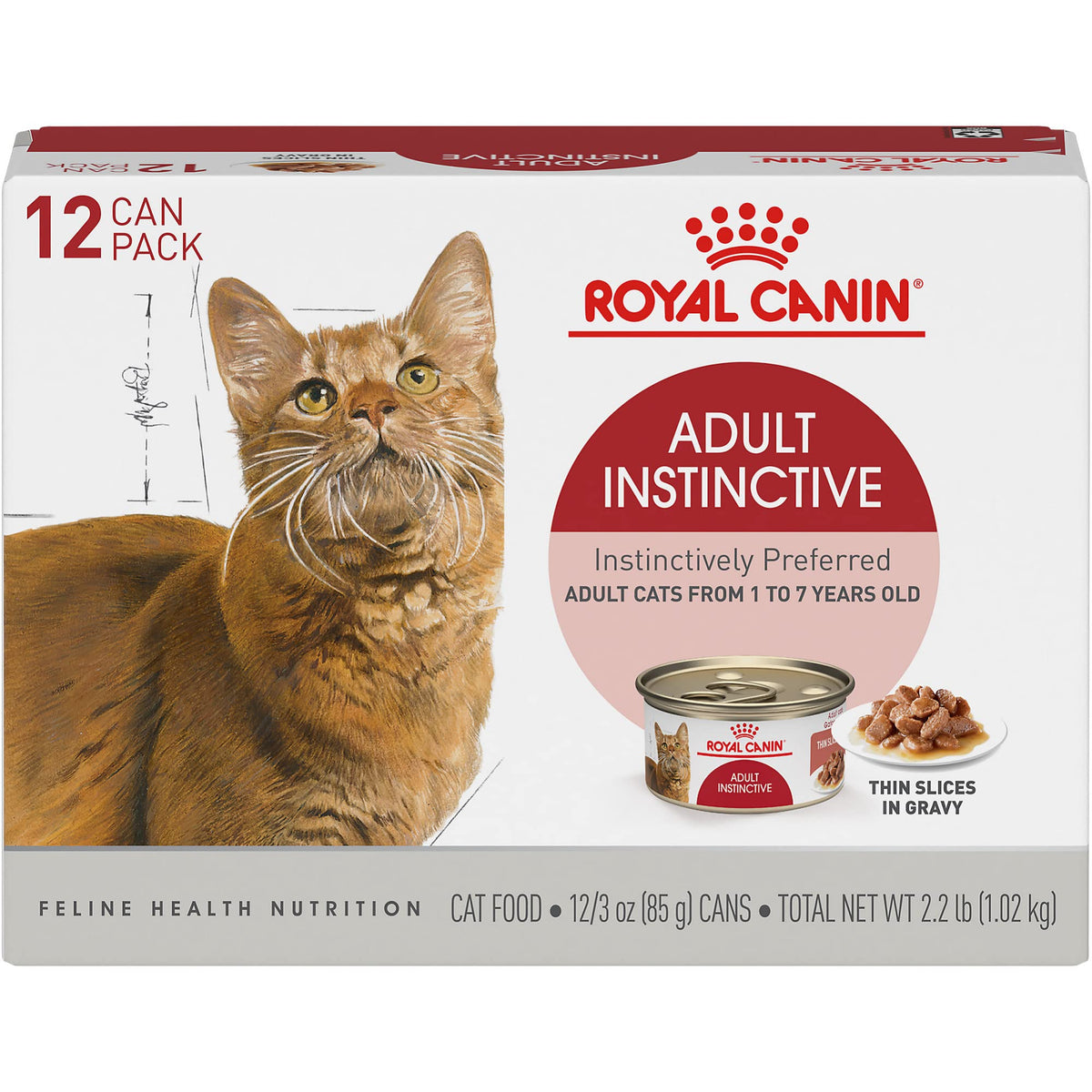 ROYAL CANIN lata frontal mostrando presentación y beneficio nutricional