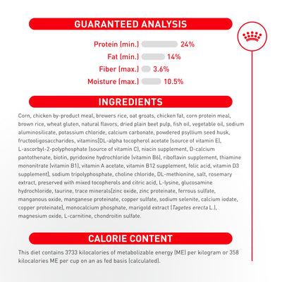 ROYAL CANIN Pomeranian eating kibble demonstrating palatability and chewing