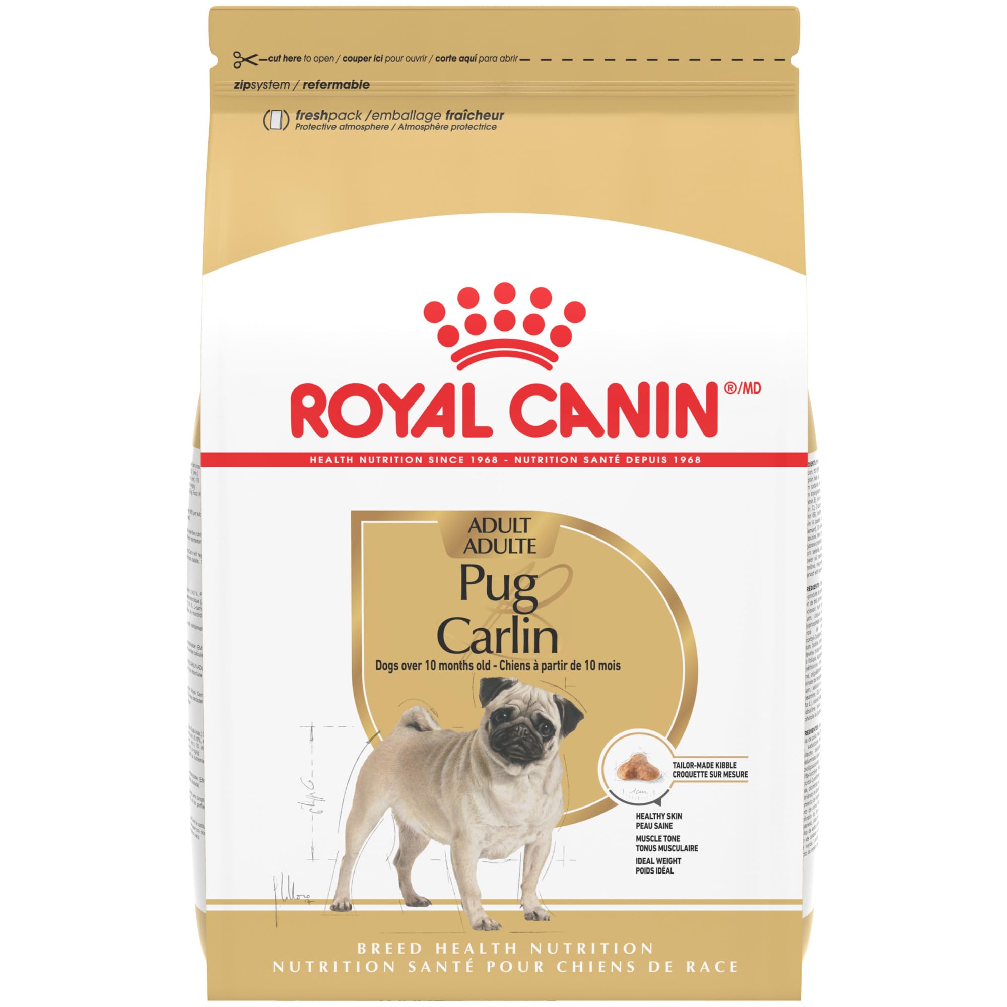 ROYAL CANIN bolsa frontal del producto mostrando 10 lb y diseño claro