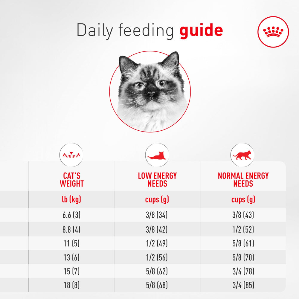 ROYAL CANIN envase de 7 lb con información de peso y presentación