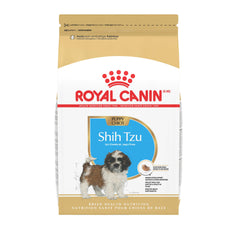 ROYAL CANIN front packaging showing breed-specific puppy formula benefits
