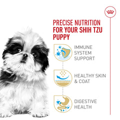 ROYAL CANIN kibble beside coin showing size for short-muzzled mouths