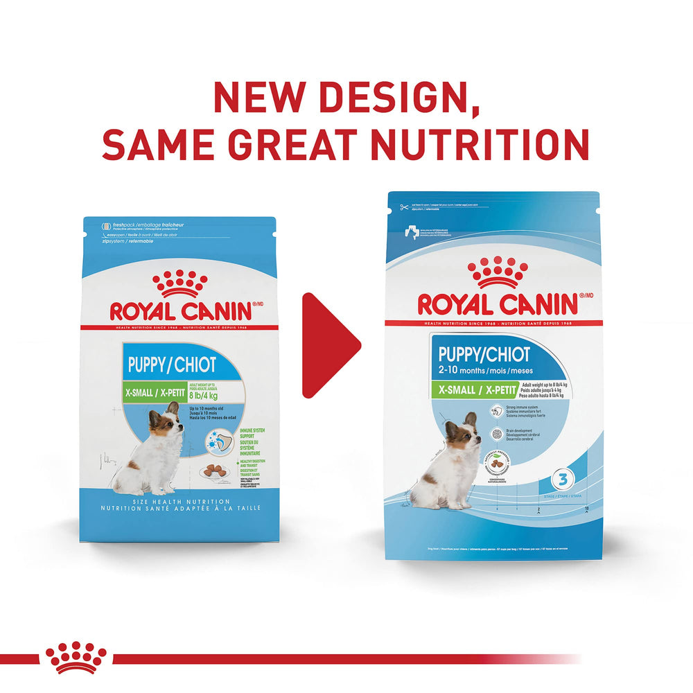 ROYAL CANIN detalle de croqueta pequeña y textura crujiente beneficios masticación