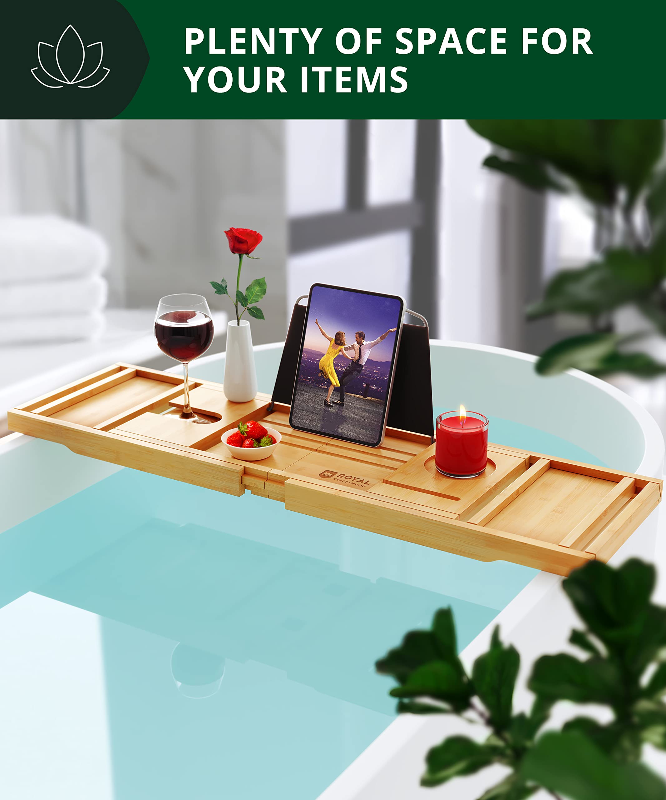ROYAL CRAFT WOOD bandejas extraíbles con accesorios, facilitan orden y acceso