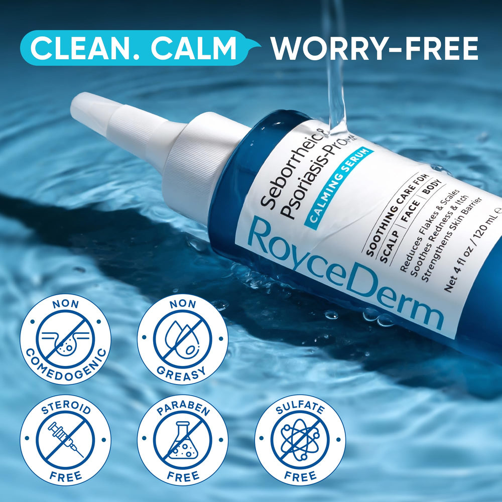 Roycederm primer plano de ceramidas que apoyan hidratación