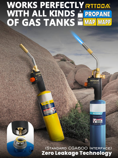 RTTOOA brass valve and trigger ignition detail for reliable starts