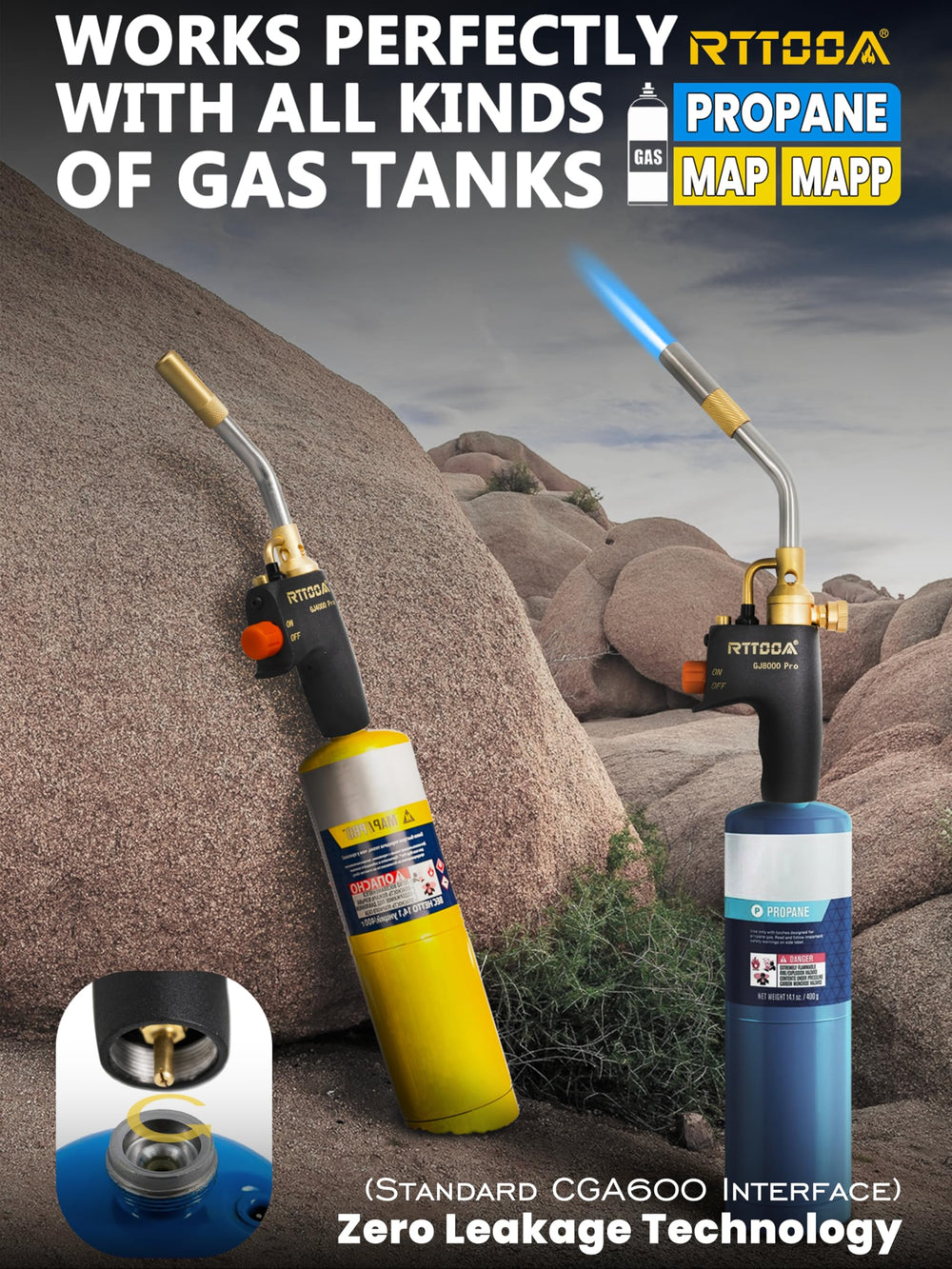 RTTOOA brass valve and trigger ignition detail for reliable starts