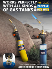 RTTOOA brass valve and trigger ignition detail for reliable starts