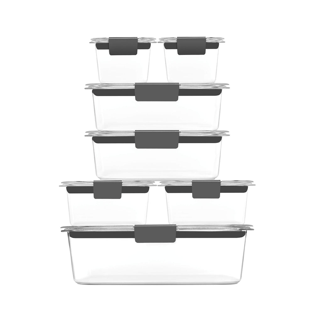 Rubbermaid Brilliance detalle de trabas en la tapa, beneficio: cierre hermético contra derrames