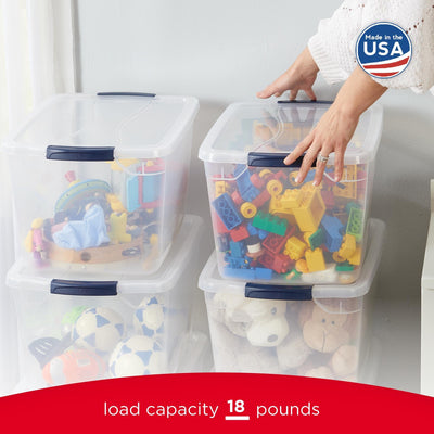 Rubbermaid Cleverstore clear wall view with visible contents, speeds item identification