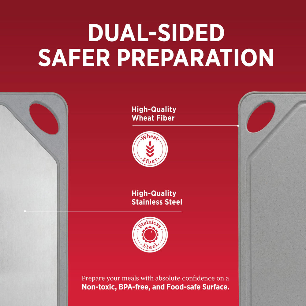 Rubbermaid primer plano de cara fibra de trigo, protege filo del cuchillo
