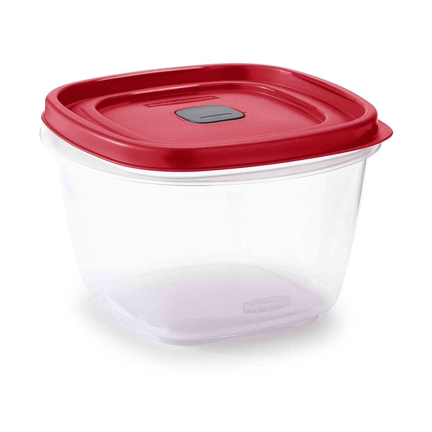 Rubbermaid primer plano de la tapa con ventilación y cierre encajable, previene salpicaduras