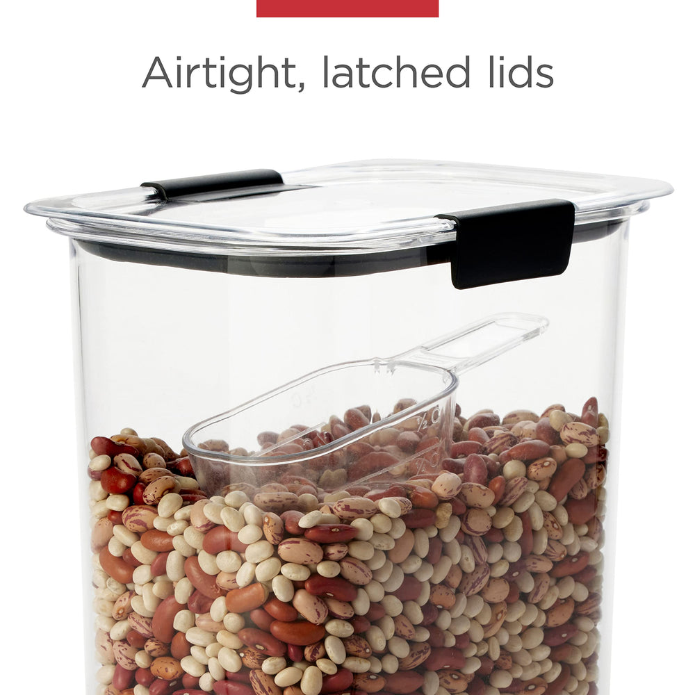 Rubbermaid detalle del plástico Tritan claro, resistente a golpes