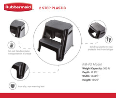 Rubbermaid close-up of top platform texture providing improved traction