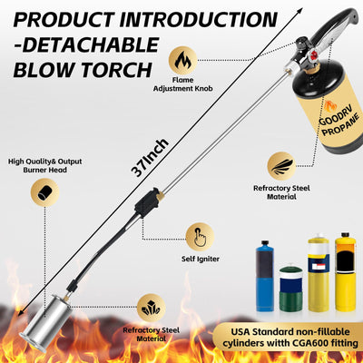 RUBDARK detachable 37-inch angled arm demonstrating upright reach and safety