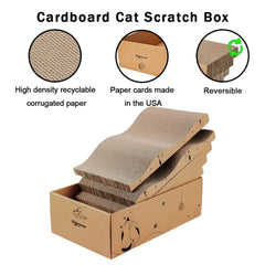 RUBMEOW cinco bolsitas de catnip incluidas junto al rascador para atraer al gato
