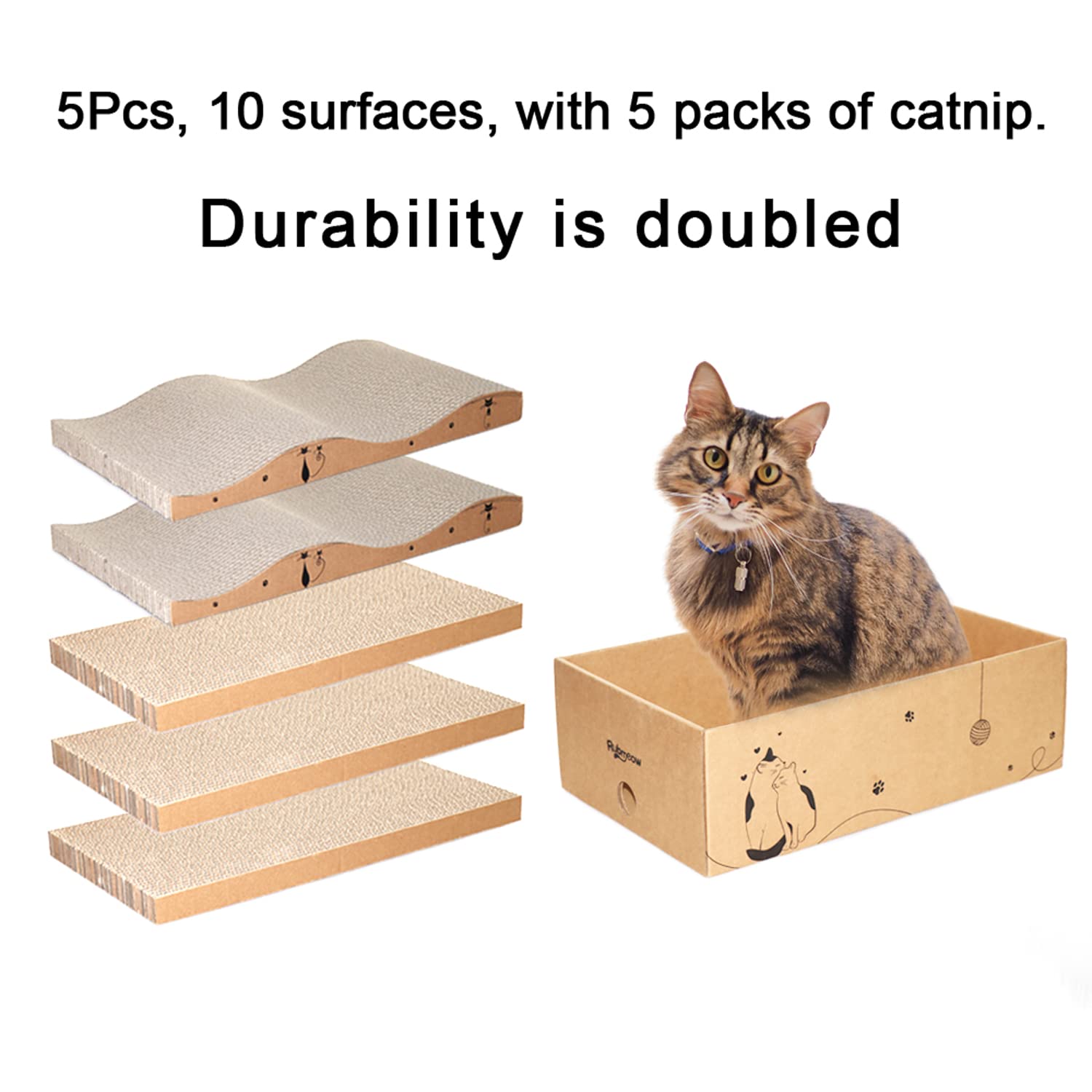 RUBMEOW comparación de tamaño con un gato mediano para visualizar escala y ajuste