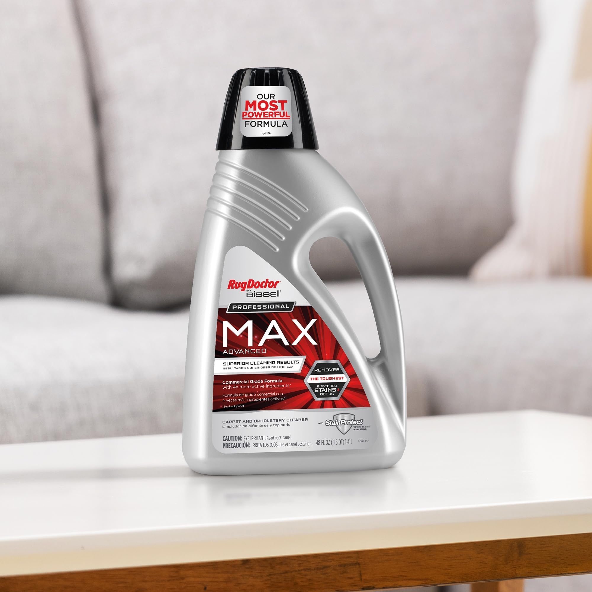 Rug Doctor by BISSELL comparación de tamaño 48 oz para dimensionar cantidad útil