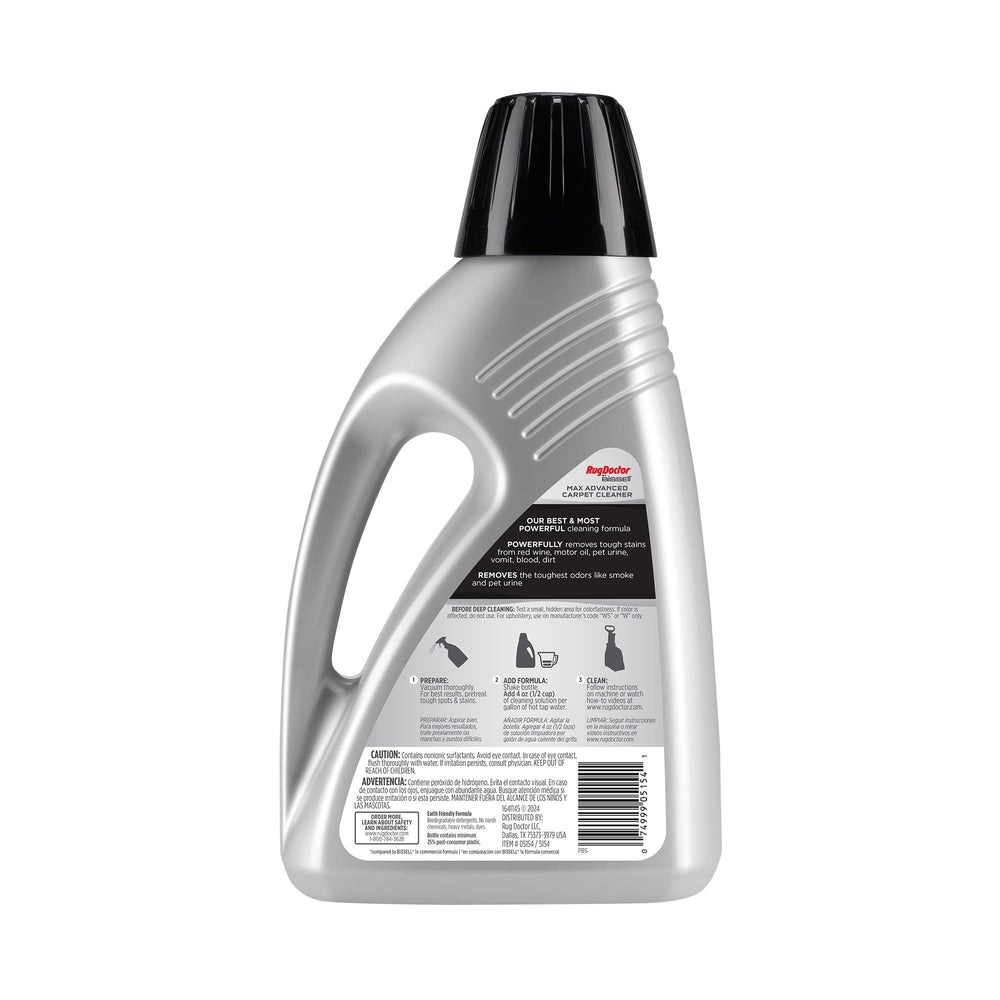 Rug Doctor by BISSELL en uso con máquina extractora mostrando extracción de suciedad