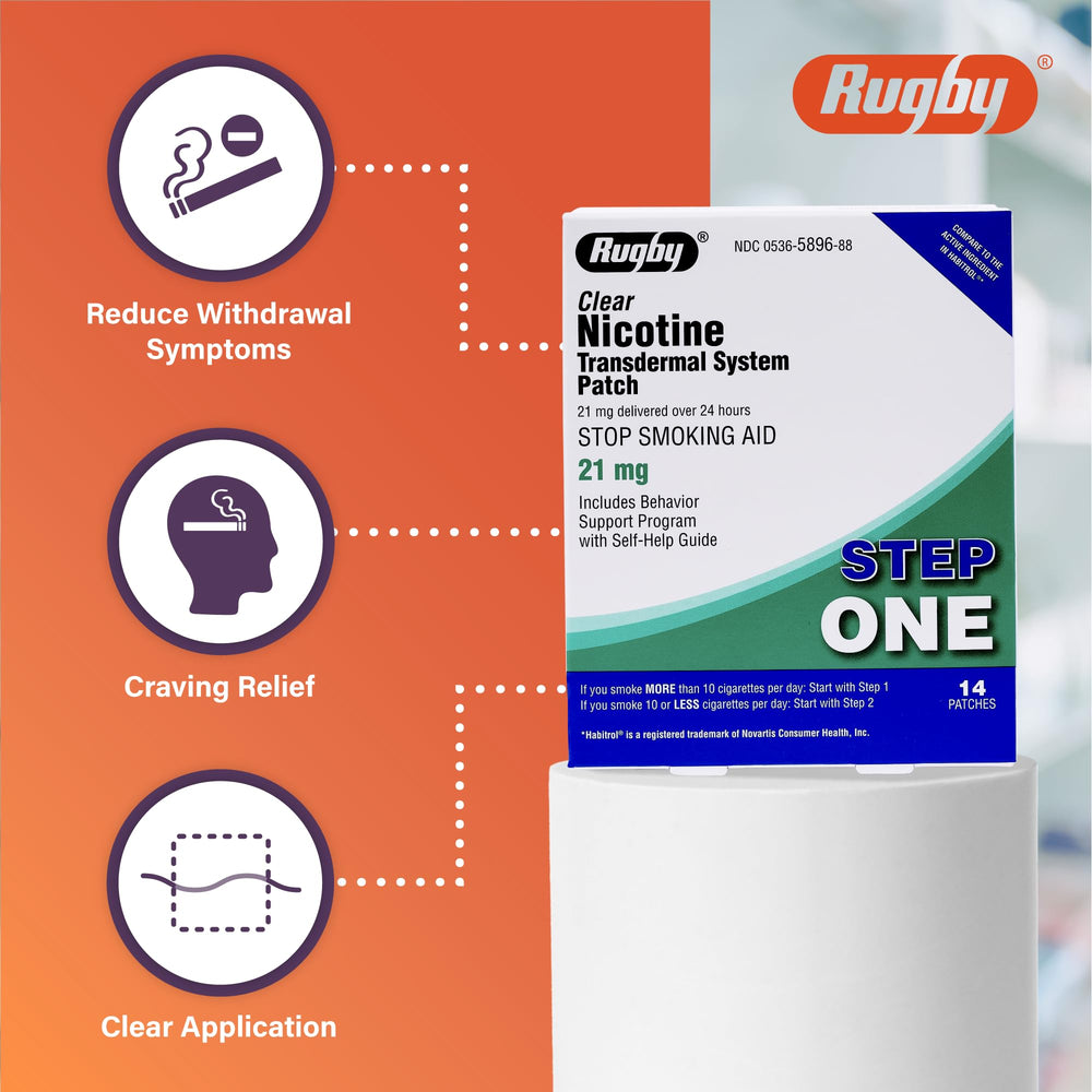 RUGBY LABORATORIES parche aplicado en brazo demostrando uso discreto y continuo