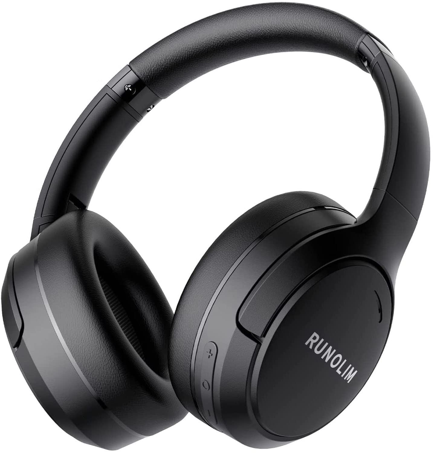RUNOLIM vista frontal del auricular con diseño over-ear y aspecto premium