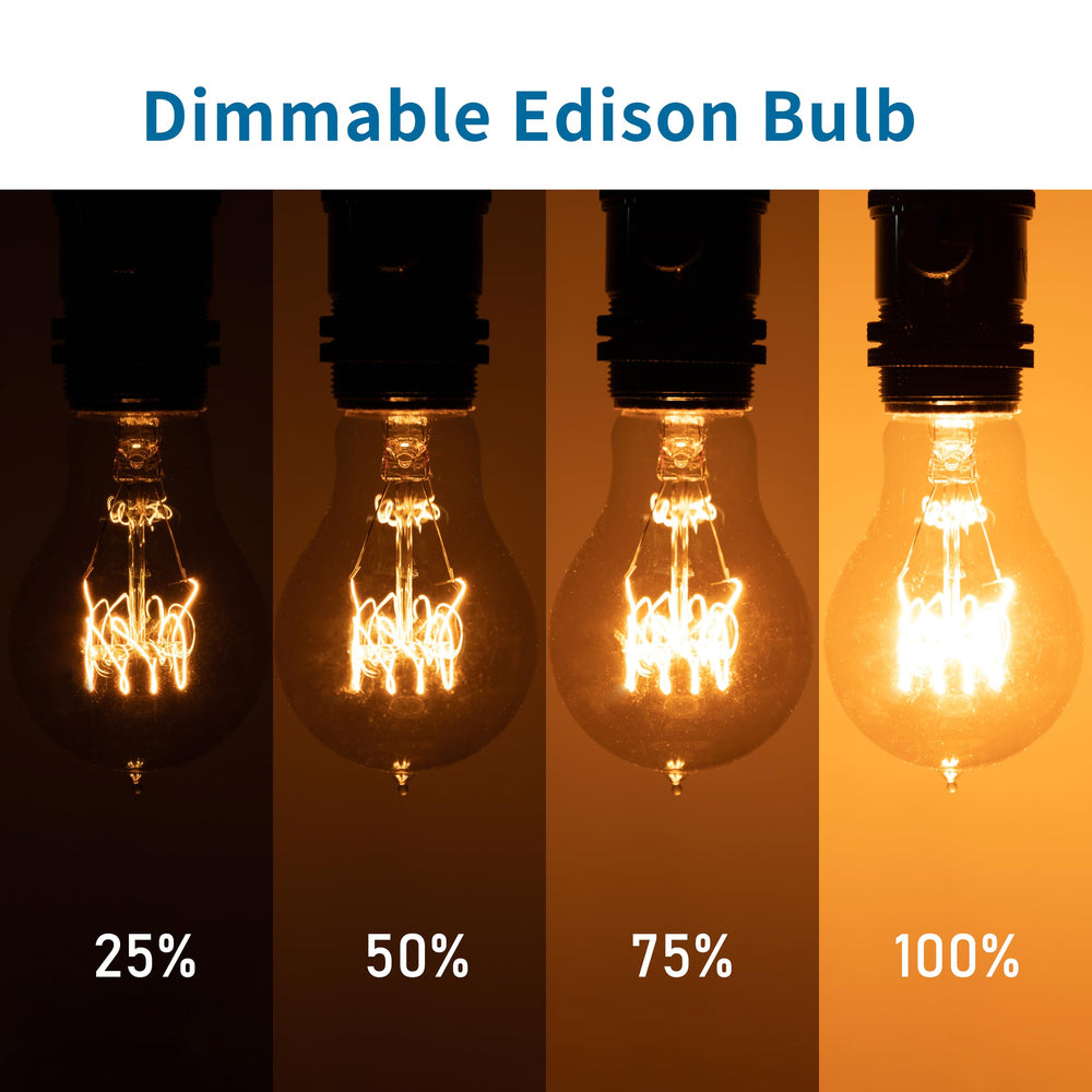 runquiz bulb glowing in lamp creating cozy warm atmosphere