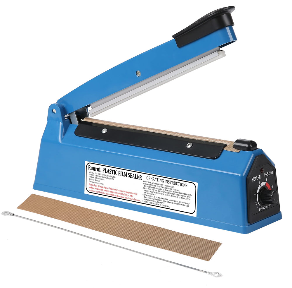 runruii front view 12-inch sealer showing controls for quick setup and reliable sealing