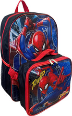 Ruz lonchera Spiderman en primer plano, práctico complemento desmontable