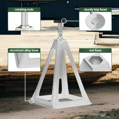 RVGUARD nested stack jacks compact for easy storage and transport