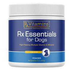 Rx Vitamins frente del envase mostrando diseño y formato fácil de usar