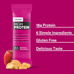 Barra RXBAR desempaquetada lista para comer, fácil de llevar y nutritiva