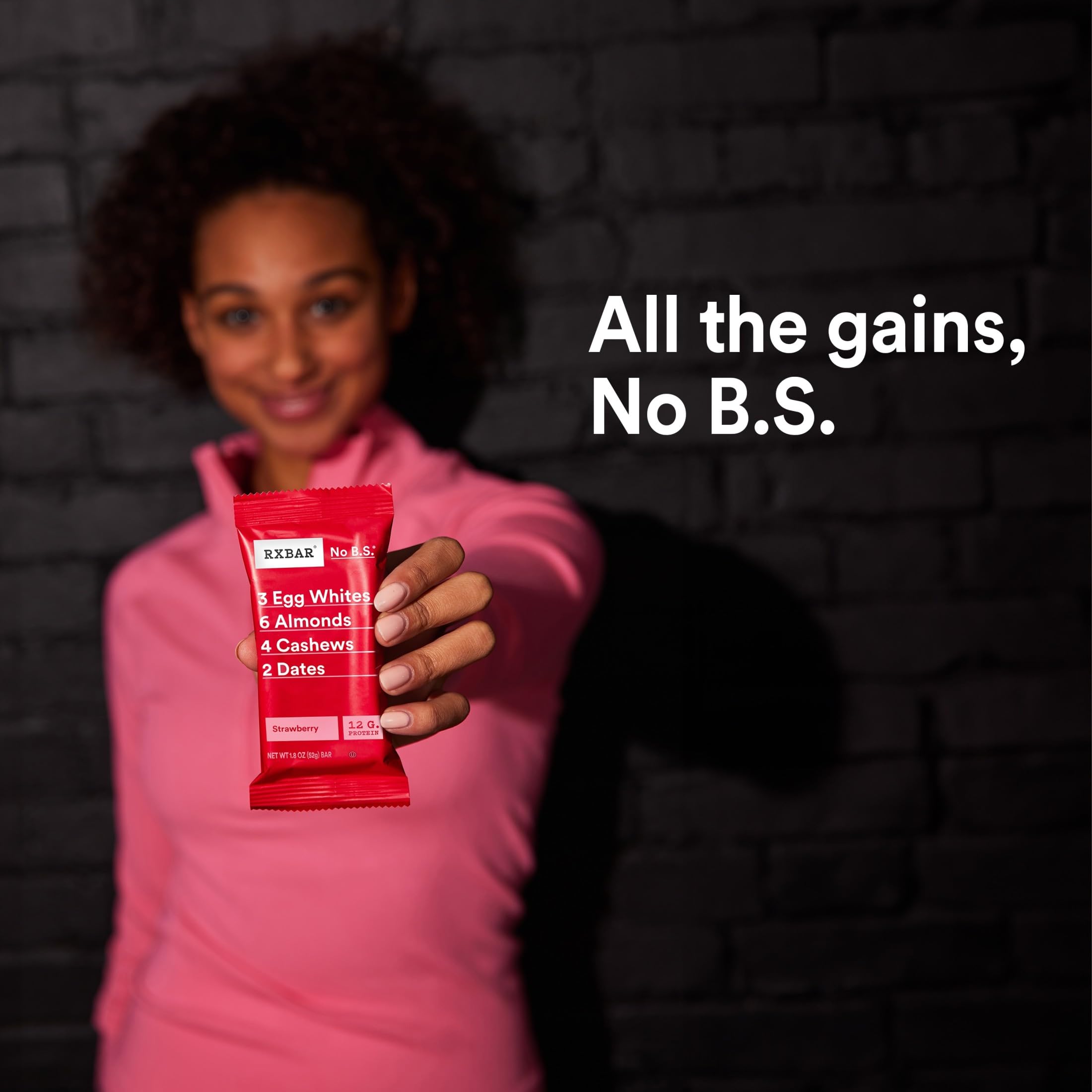 RXBAR caja abierta con 12 barras empaques individuales para frescura